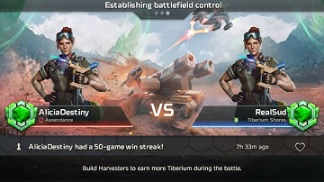 C&C Rivals - AliciaDestiny (G) #3 vs RealSud (G) #6 - CRAZY 50 WIN STREAK