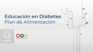 Educación en diabetes. Prescripción simplificada de un plan de alimentación. INCMNSZ - EPS