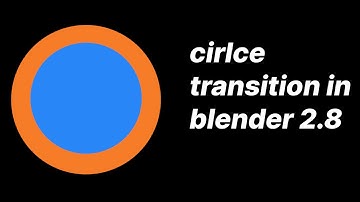 2D transition tutorial| blender 2 8 blender animation tutorial|| blender motion graphics