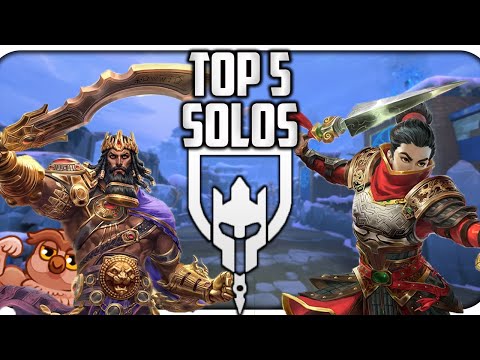 SMITES TOP 5 SOLO LANERS! #1 IS THE BEST GOD IN SMITE!