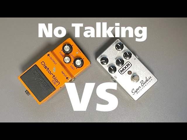 BOSS DS-1 vs MXR Super Badass Distortion M75【No Talking