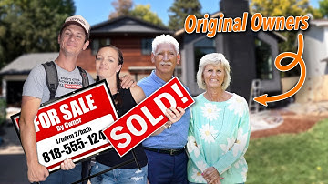 Showing our Fully Renovated House to the Original Owners!