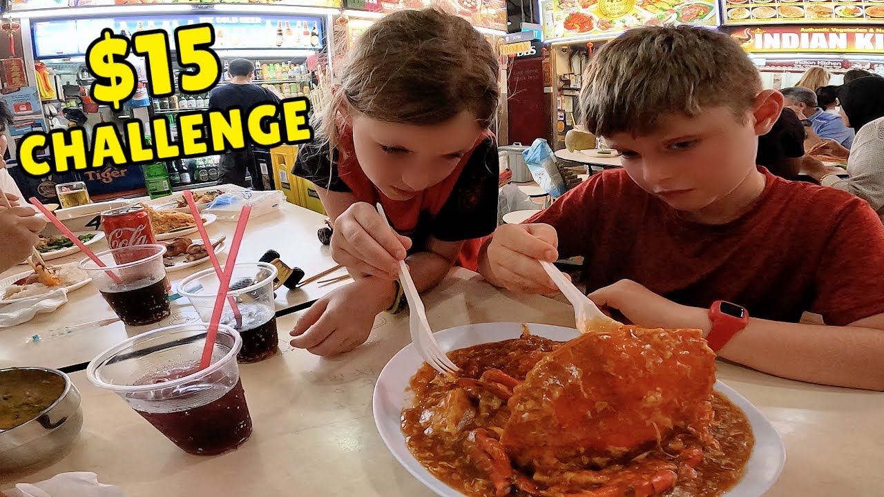 15 долларов за еду в Hawker Street Food Challenge в Сингапуре 🇸🇬 | Newton Food Centre