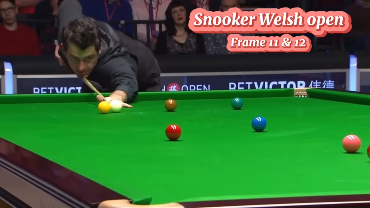 Ronnie O’Sullivan Vs Neil Robertson ( frame 11 & 12 ). Snooker Welsh open.