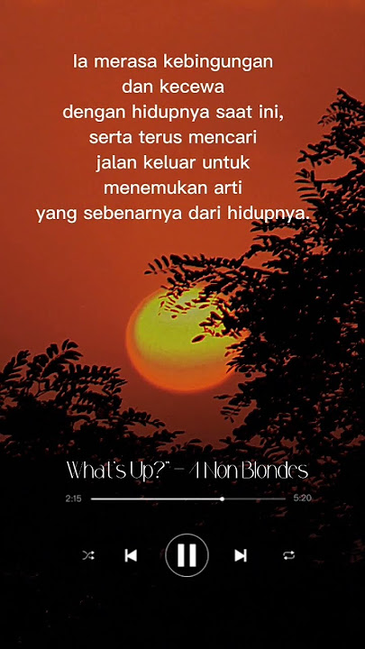 4 Non Blondes - What's Up | Status Whatsapp [Lirik}