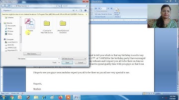 CBSE CA(Computer Application) Class-7 Practical-1 Mail Merge Ch-2