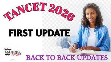 TANCET 2026 || FIRST UPDATE || MBA MCA || ME MTECH MARCH MPLAN COUNSELING UPDATES @talkingtamila 
