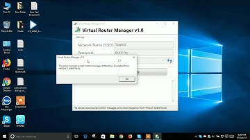 Fix "The service cannot accept control messages at this time"! | Cannot launch application Error