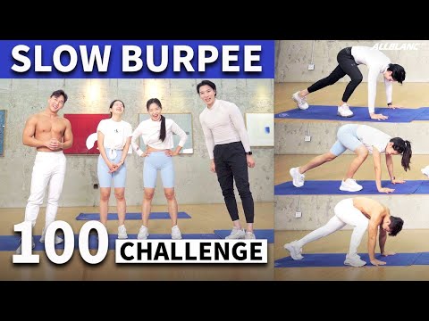 설날에 온 가족이 할 수 있는 <strong>슬로우</strong> <strong>버피</strong> 100개 챌린지 I 100 SLOW BURPEE CHALLENGE (NO JUMPING, ALL AGES)