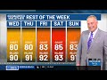 FIRST ALERT - Temperatures build to record levels by the weekend