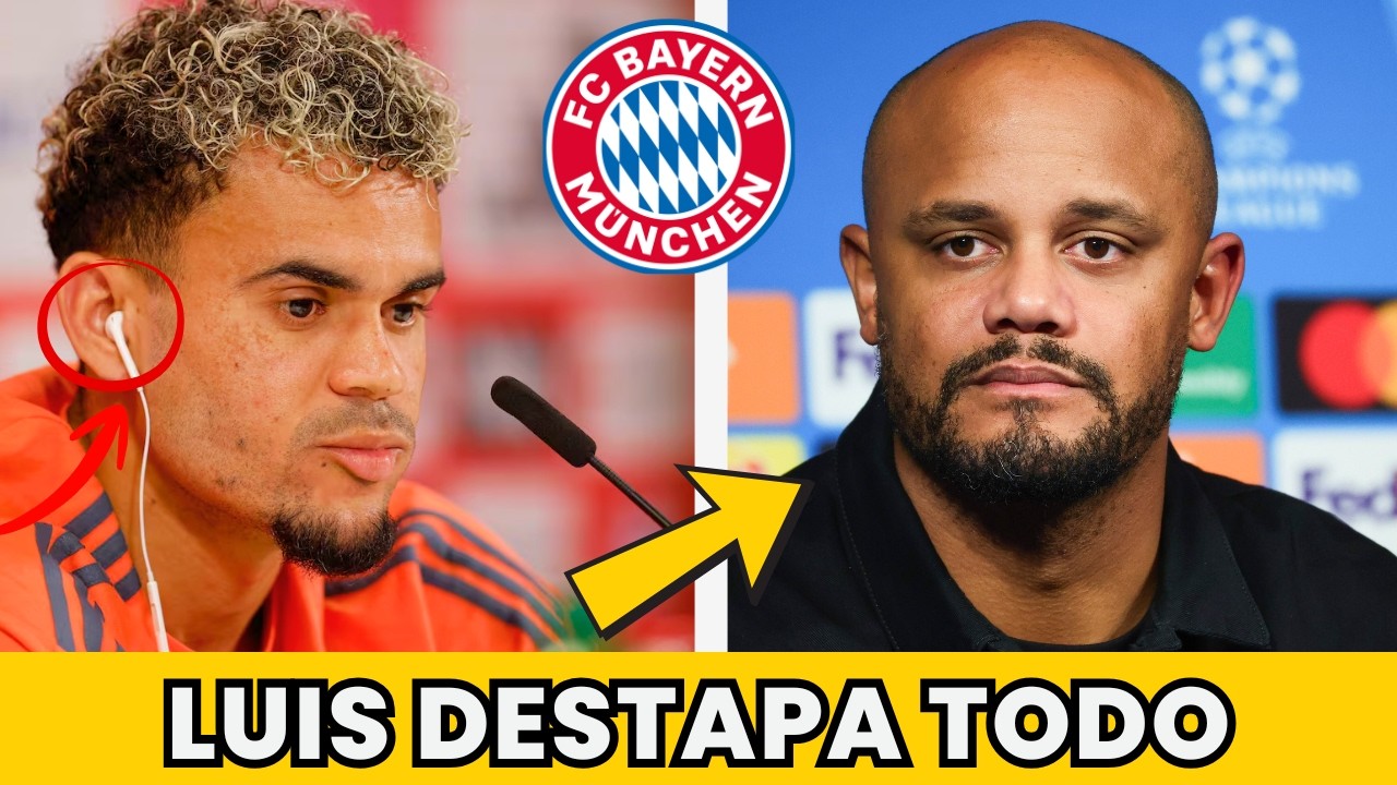 Luis Díaz lo confesó todo sobre Kompany… y en el Bayern no lo esperaban