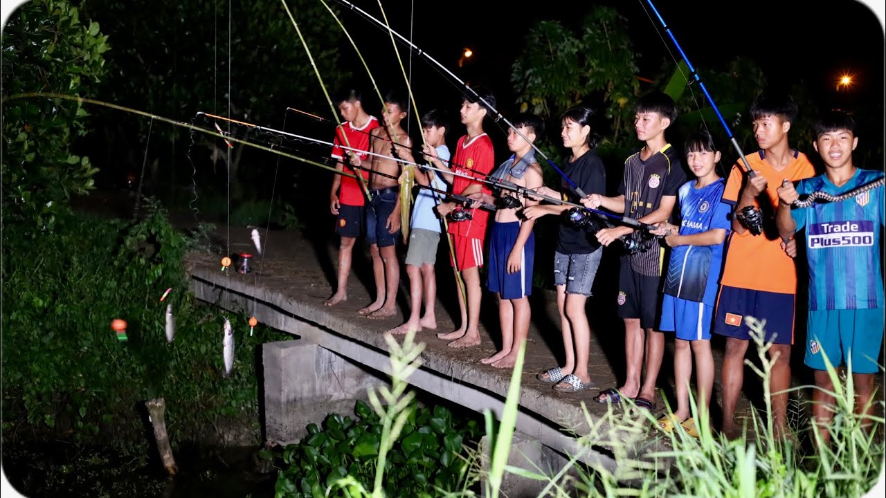 Anh Ba Phải | Thử Thách Câu Cá Đêm Phần 5 Cực Vui | Night Fishing