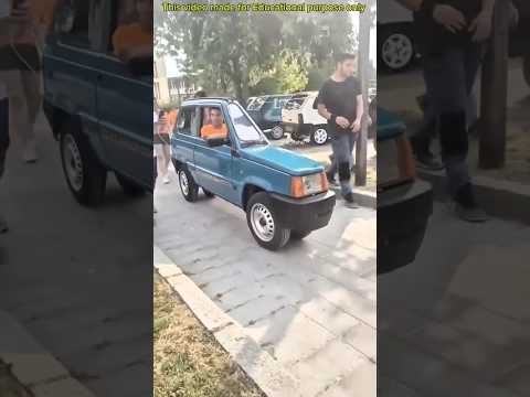 पतली कार को देखो 😱 #shortsvideo #shorts