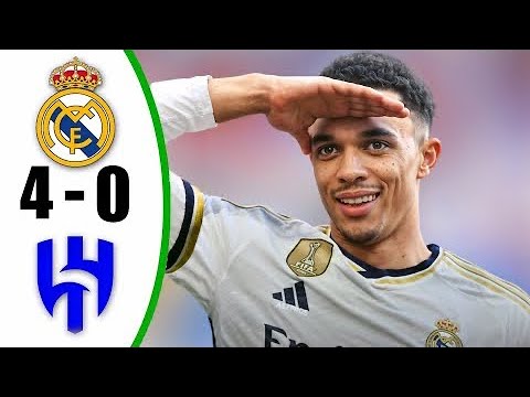 Real Madrid vs Al-Hilal 4-0 - All Goals & Highlights - Club World Cup 2025 Real Madrid vs Al-Hilal 4-0 - All Goals & Highlights - Club World Cup 2025 Thumbnail