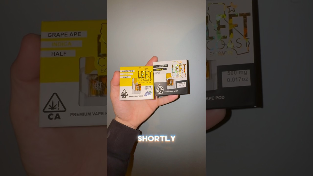 Left Coast Extracts Grape Ape & Left Coast OG Pod