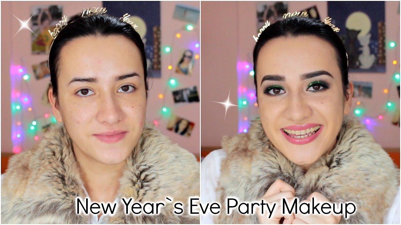 ENG: New Year`s Eve Party 2017 | Glittery Makeup Idea