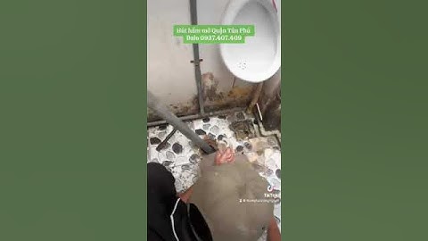 Thông cầu cống nghẹt - Camera nội soi - Hút hầm cầu  0937.407.409 - #thongcongnghet #thongtaccong