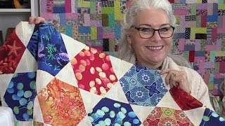 Be sure to print out this Free Hexagon Star Quilt pattern. It is a unique way to make this beautiful quilt. FREE Pattern http://