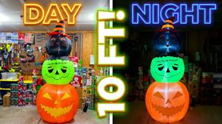 MASSIVE 10ft Character Pumpkin Stack Inflatable! (At Home 2024)