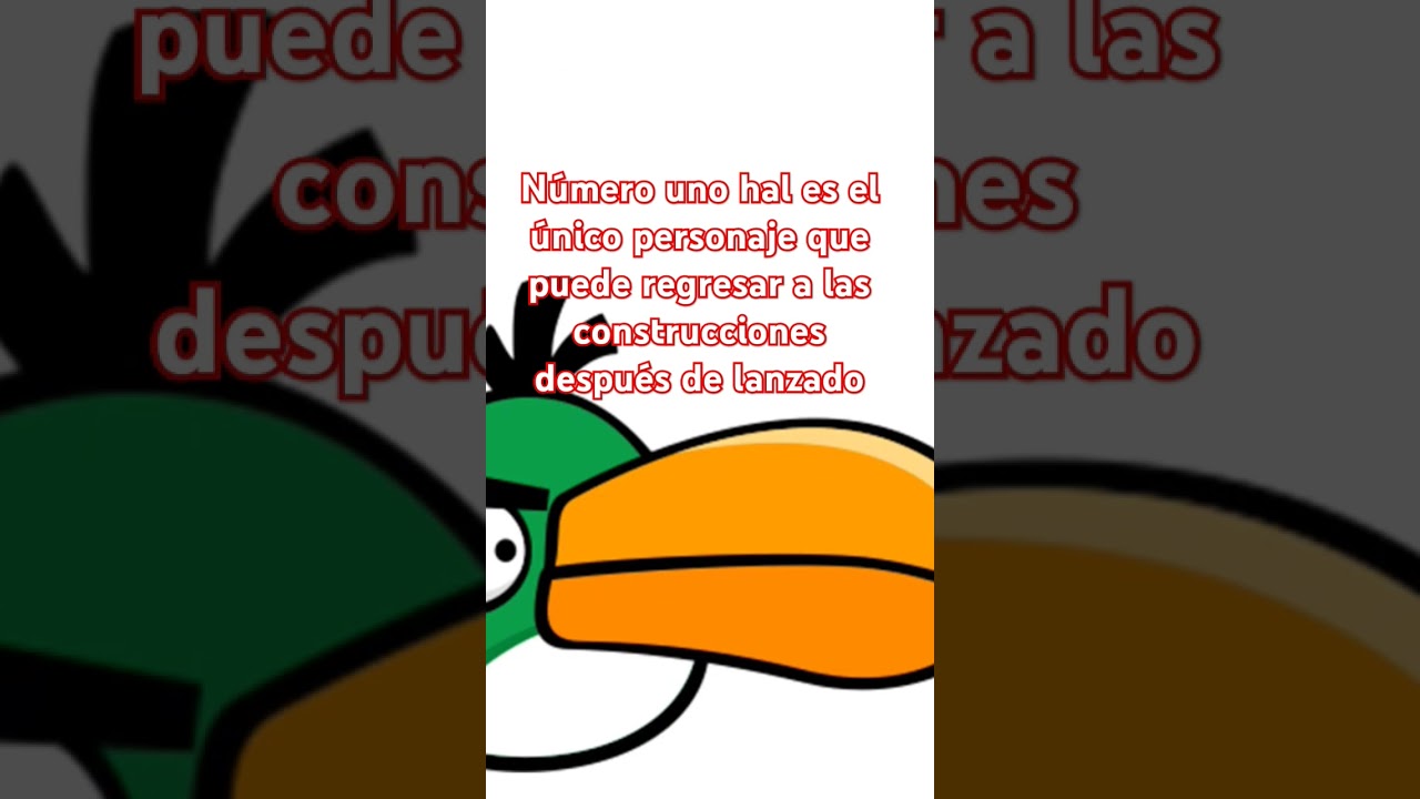 Tres curiosidades de hal de angry birds 
