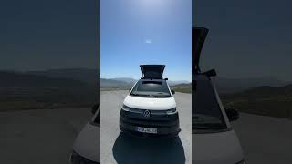 Roof Tent Is One Button Push Away 😎! Vw T7 California #Shorts