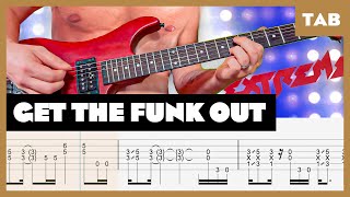 Extreme - Get the Funk Out - Guitar Tab Lesson Cover Tutorial