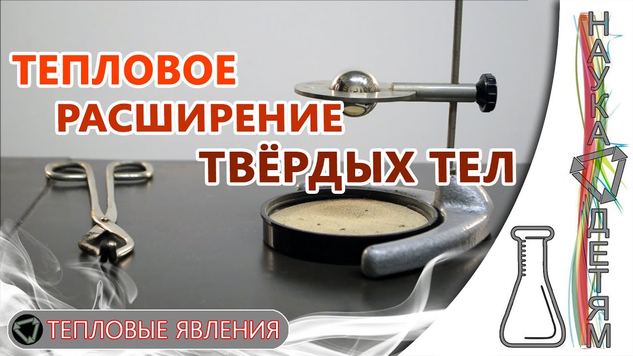 Тепловое расширение твёрдых тел/Thermal expansion of solids