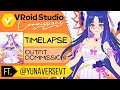 【Vroid Timelapse】Outfit Commission for @sanaversevt