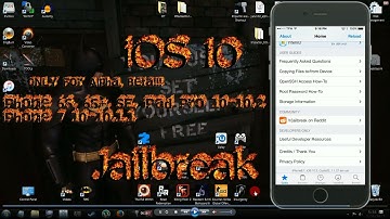EASY!!! iOS 10-10.2 JAiLBREAK FiNALLY! ALL 64 BiT iDEViCES, BETTER HURRY!