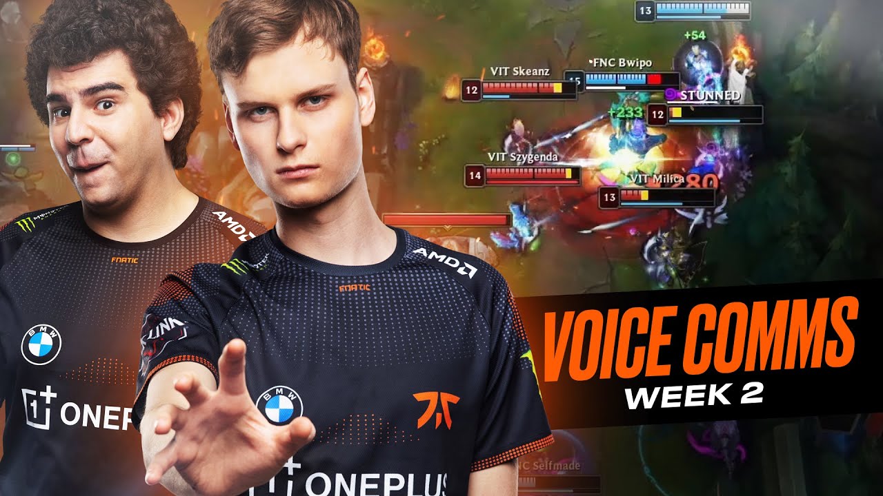 'OMG I MISCLICKED TWITCH! | Fnatic Voice Comms - LEC Spring (Week 2)