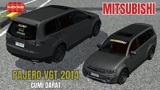 Mod BUSSID - MITSUBISHI PAJERO VGT 2014 CUMI DARAT