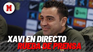 EN DIRECTO I Rueda de prensa de Xavi Hernández antes de su partido contra el Valencia, en vivo