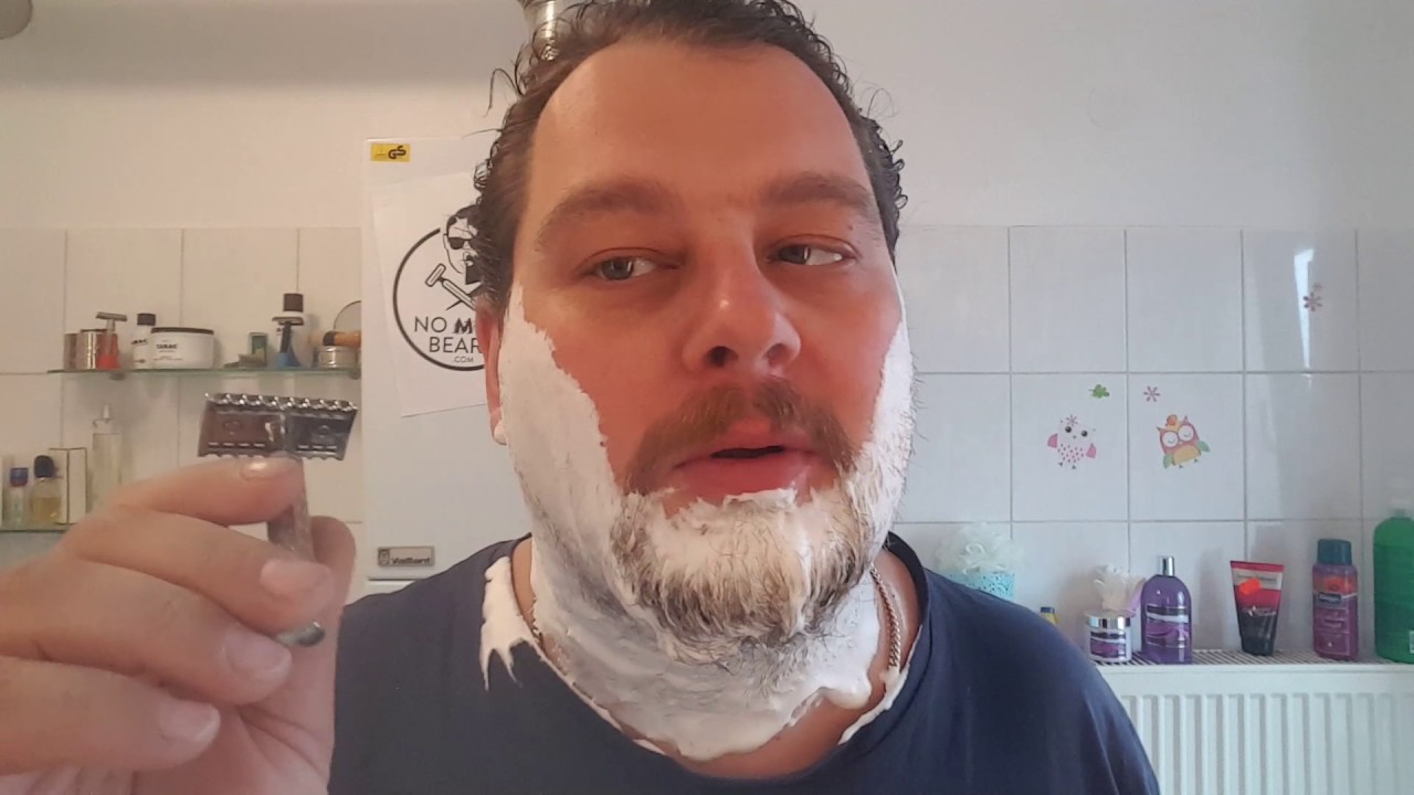 Klaus rasiert sich - Gillette Stainless Klingen und LEA Shaving Cream Test
