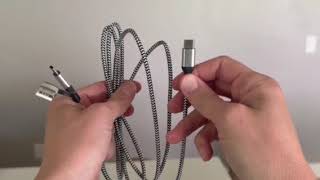 Durable 6ft USB C to C Cable Charging Cords