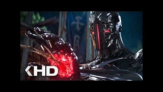 Iron Man Like Robot Fights Alien! Scene - ALIENOID (2022)