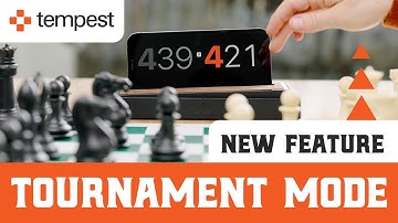NEW Tournament Mode in Tempest Chess Clock!
