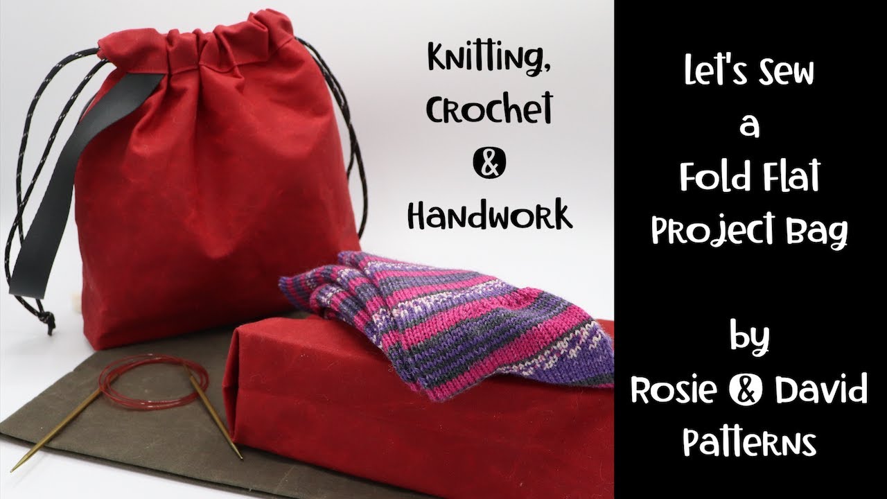Compact project bag for small knitting crochet project - Atelier