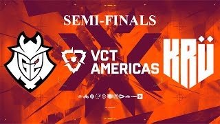 Semi Final! G2 Esports vs KRÜ Esports HIGHLIGHTS | Champions Tour 2024 Americas Stage