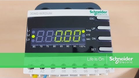 Value setting of EOCR 3DM2 | Schneider Electric