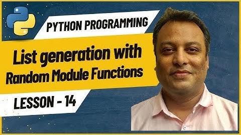 14  Generate random integer Lists with ease in Python