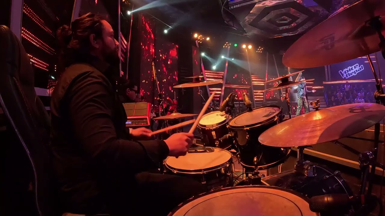 Badal  Pariko deshbata | Drum Cam |  karsang sherpa | The voice of Nepal season 7