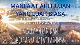 5)- MANFA'AT AIR HUJAN DI BULAN APRIL