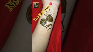 Papa❣️Love tattoo mehndi trick// Beautiful mehandi ideas #shorts #love #papa #tattoo#youtubeshorts