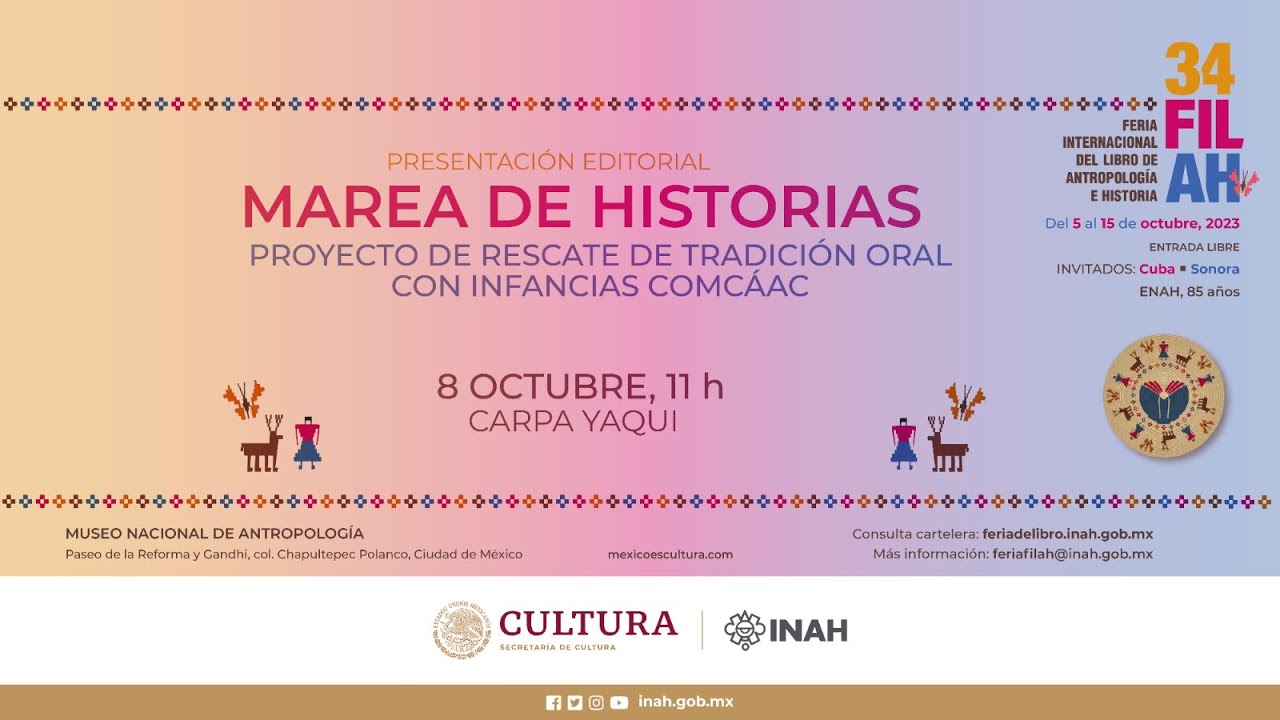 Presentación editorial: "Marea de historias. Proyecto de rescate de tradición oral con infancias..."
