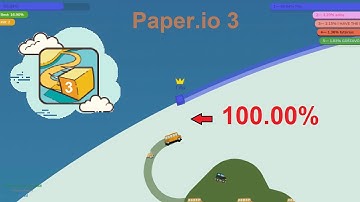 Paper.io 3 Map Control: 100.00% [Epic]