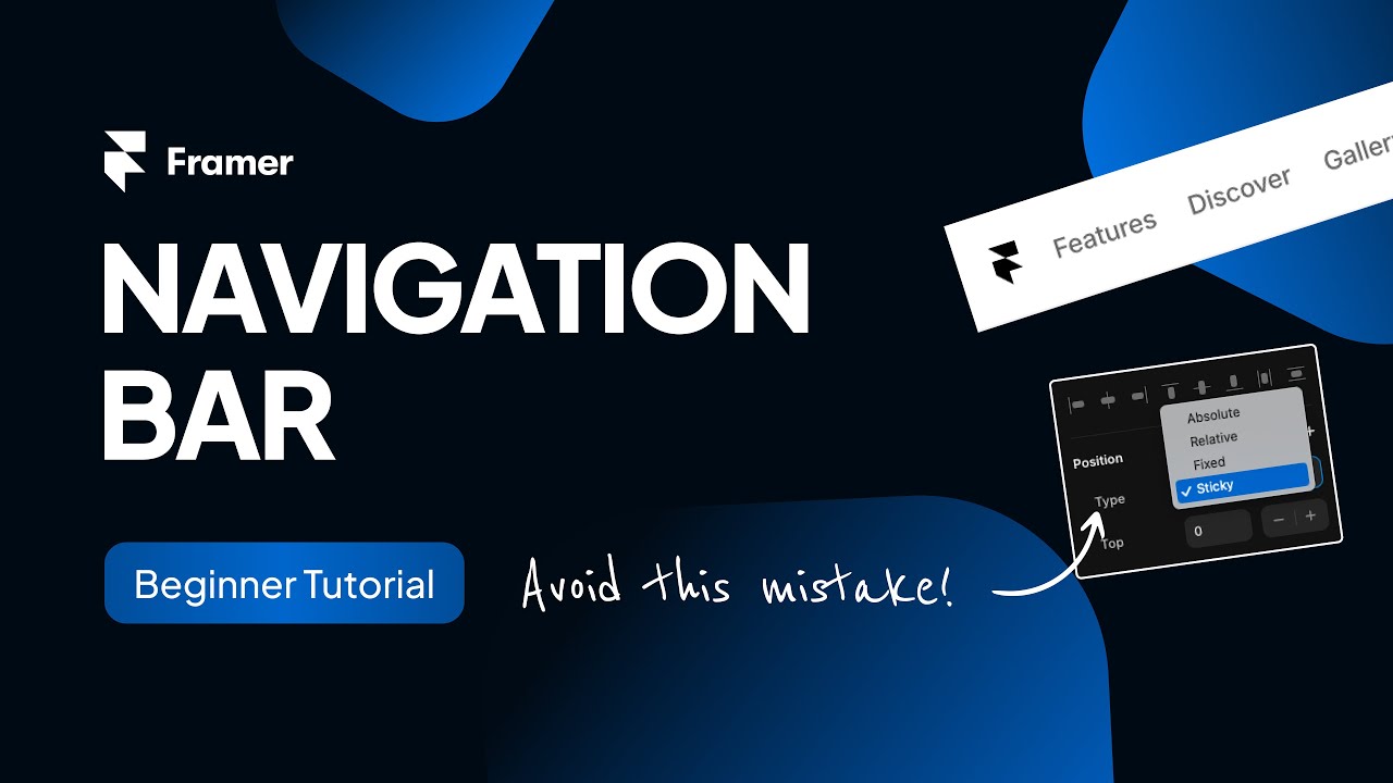Avoid this sticky navbar mistake in Framer