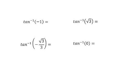 Evaluate Inverse Tangent Expressions Using the Unit Circle (Nice Values)