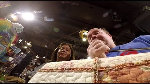 Kate got a Quilt from Cracker Barrel