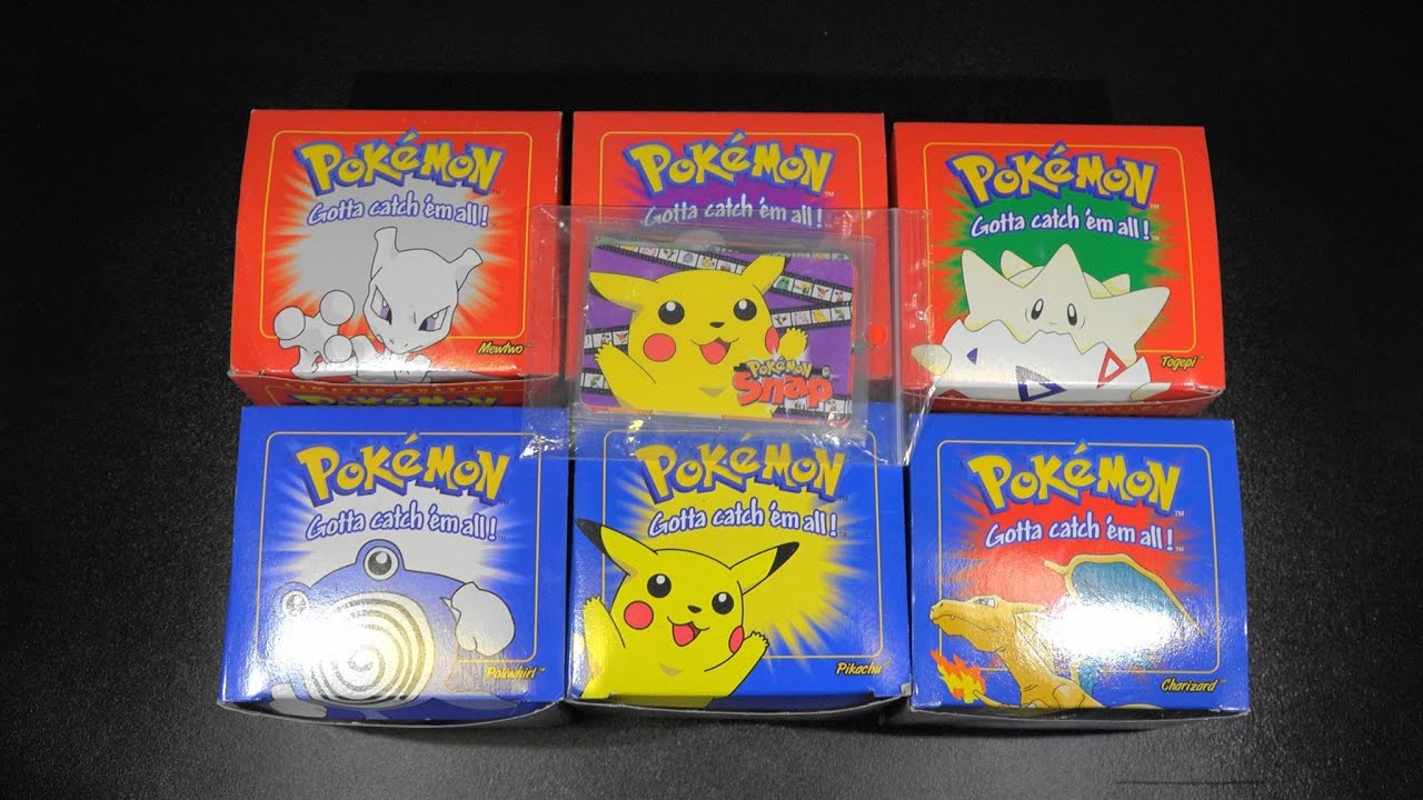 Burger King PokeBall & Pokemon Snap Card's From BlockBuster