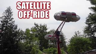 Satellite Off-Ride Footage (60FPS), Knoebels Eyerly Roll-O-Plane | Non-Copyright